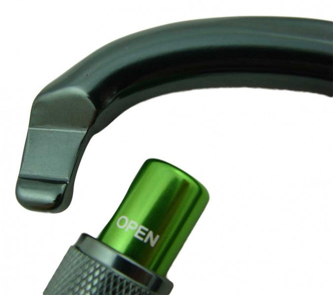 ElliotST HMS Karabiner Don, 28/9/8 kN (längs/quer/offen) Keylock Nase, Schrauber