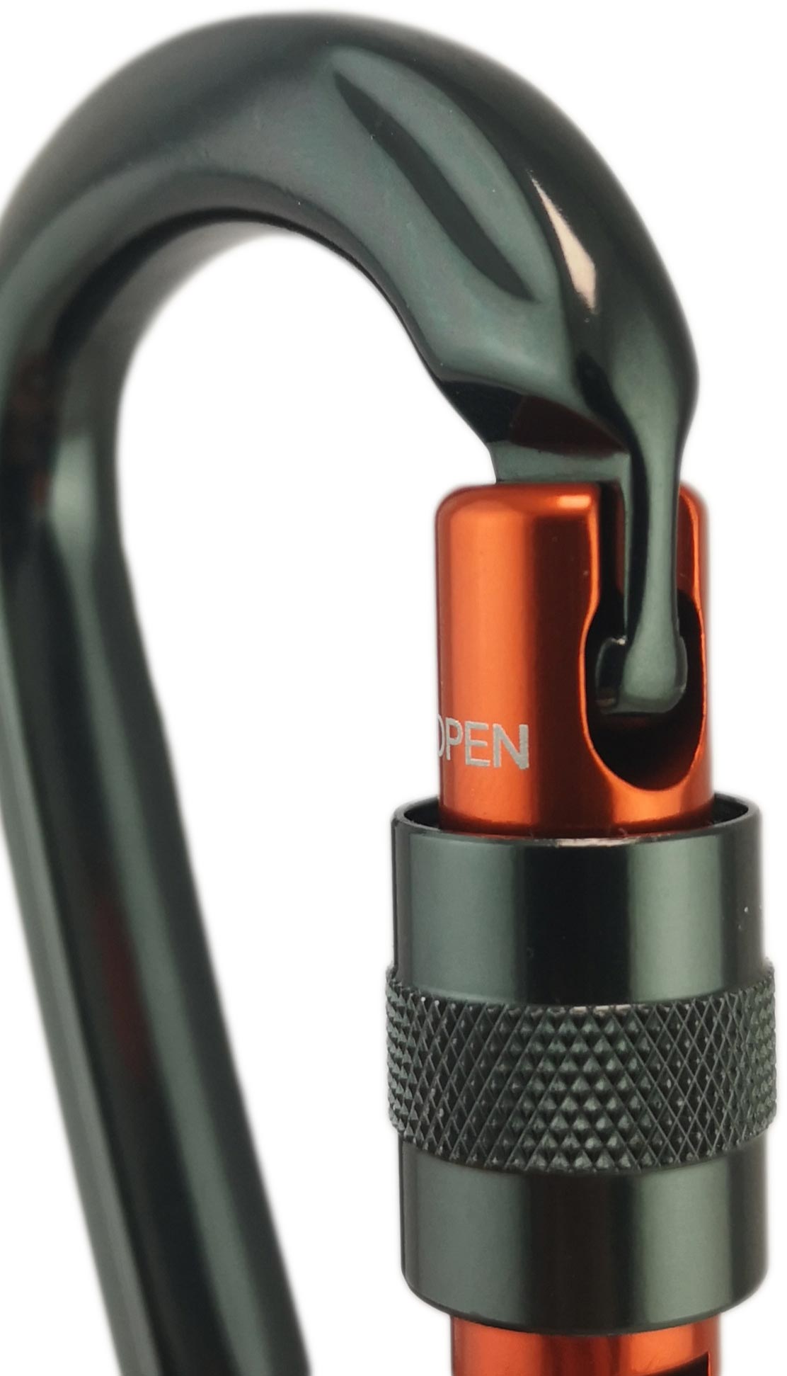 ElliotST HMS Karabiner Don, 28/9/8 kN (längs/quer/offen) Keylock Nase, Schrauber