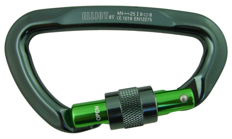 ElliotSt Karabiner Edison screw, 25/9/8 kN (längs/quer/offen) Schraubkarabiner