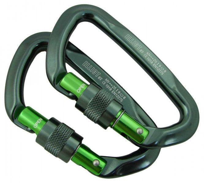 ElliotSt Karabiner Edison screw, 25/9/8 kN (längs/quer/offen) Schraubkarabiner
