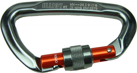 ElliotSt Karabiner Edison screw, 25/9/8 kN (längs/quer/offen) Schraubkarabiner