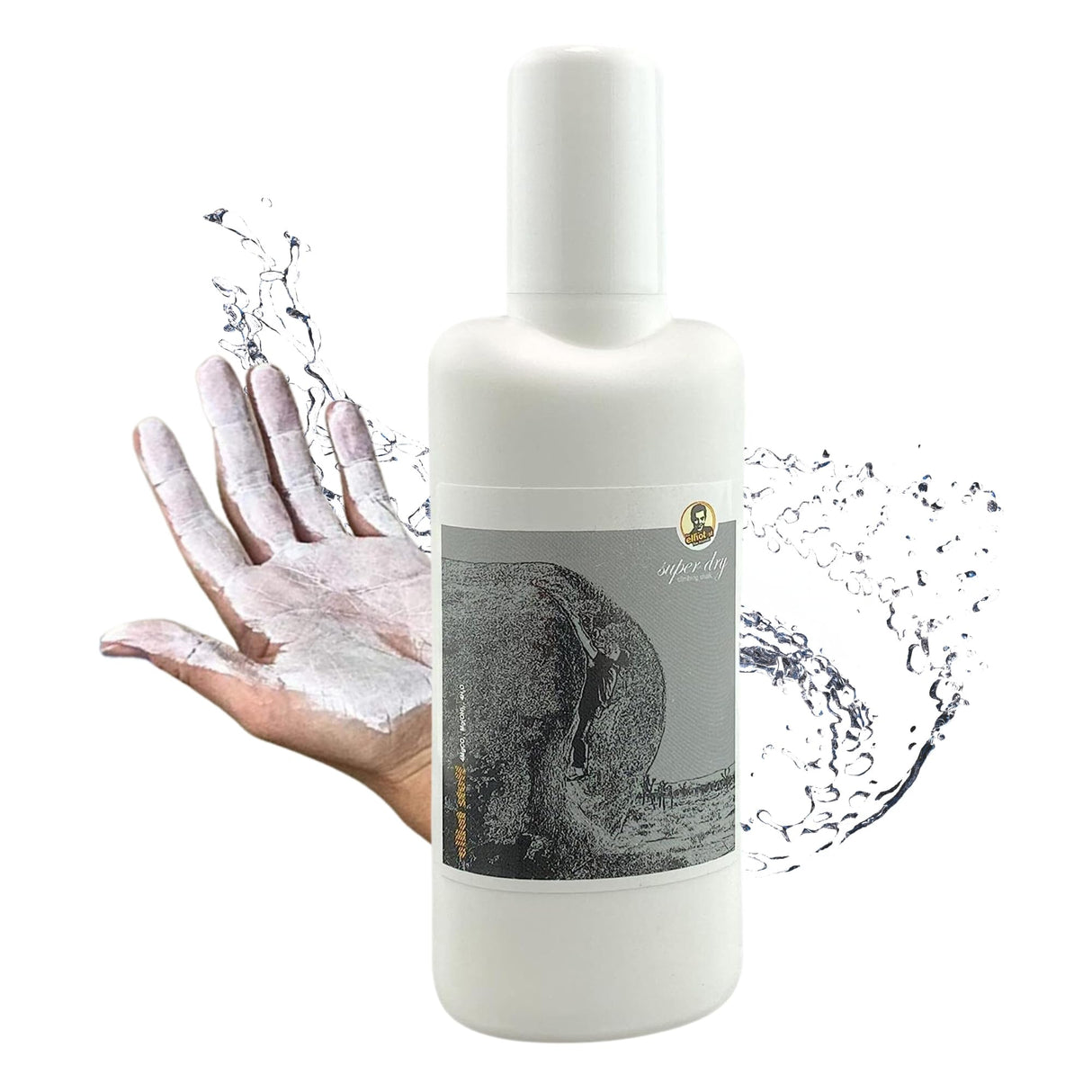 ElliotST Liquid Chalk 200 ml, Flüssigchalk für Klettern, Poledance, Kraftsport