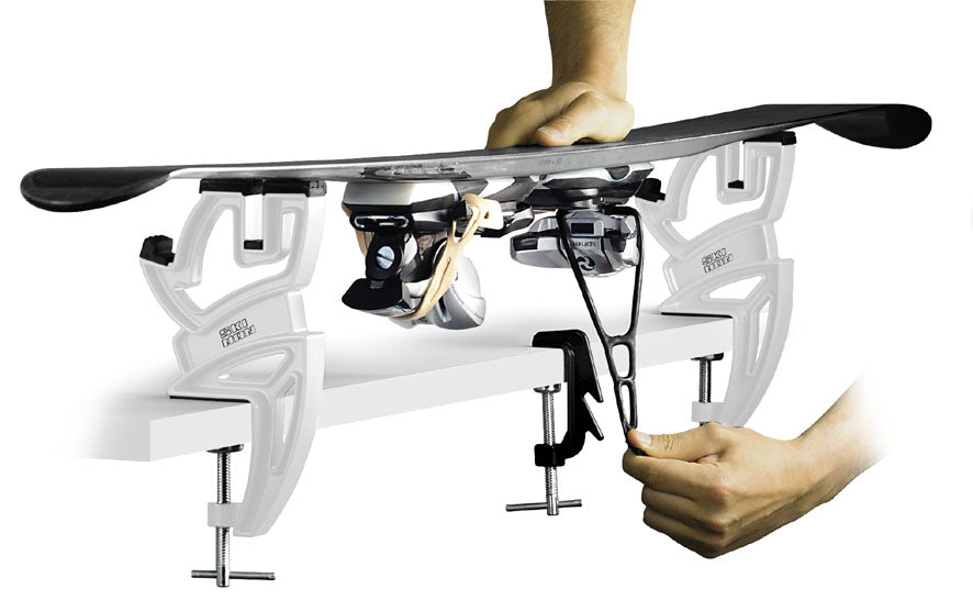 SkiMan Ski Einspannvorrichtung Vise, 24 Hours Skispanner zur Kantenbearbeitung