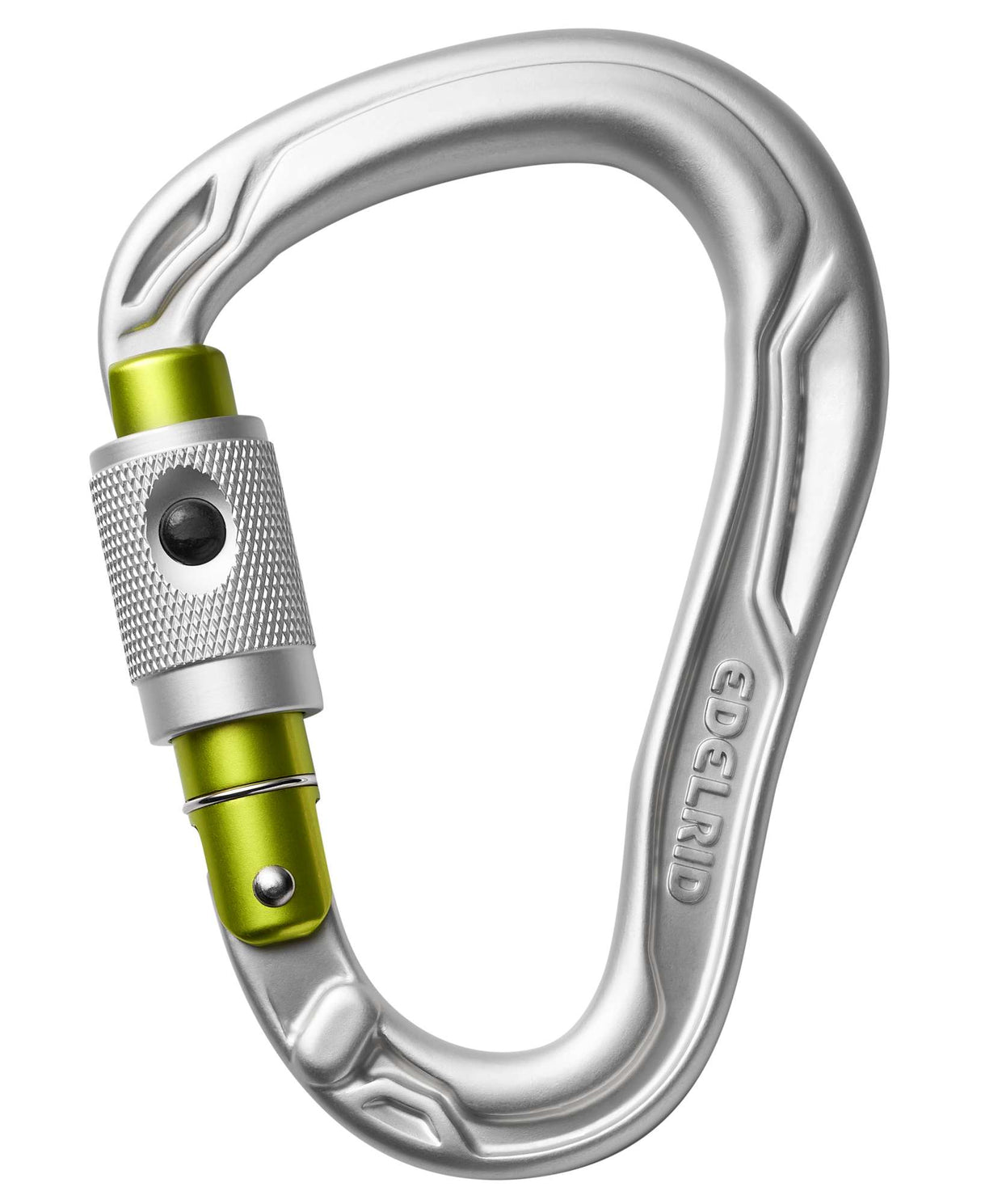 Edelrid HMS Karabiner Bullet PermaLock mit zusätzlicher Verriegelung der Verschlusshülse