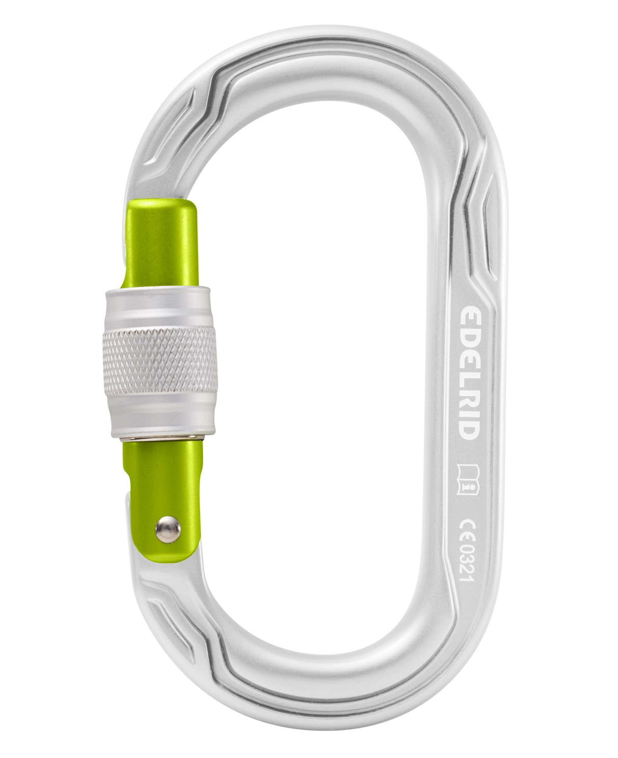 Edelrid Schraubkarabiner Oval Power 2500 Screw II mit schmaler Hülse