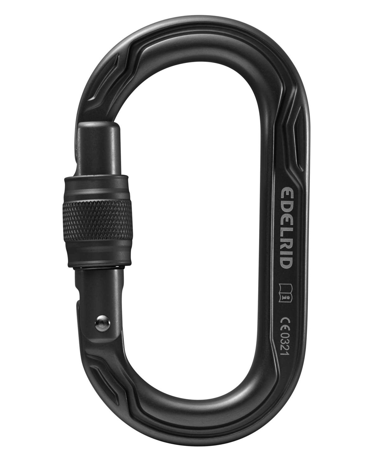Edelrid Schraubkarabiner Oval Power 2500 Screw II mit schmaler Hülse