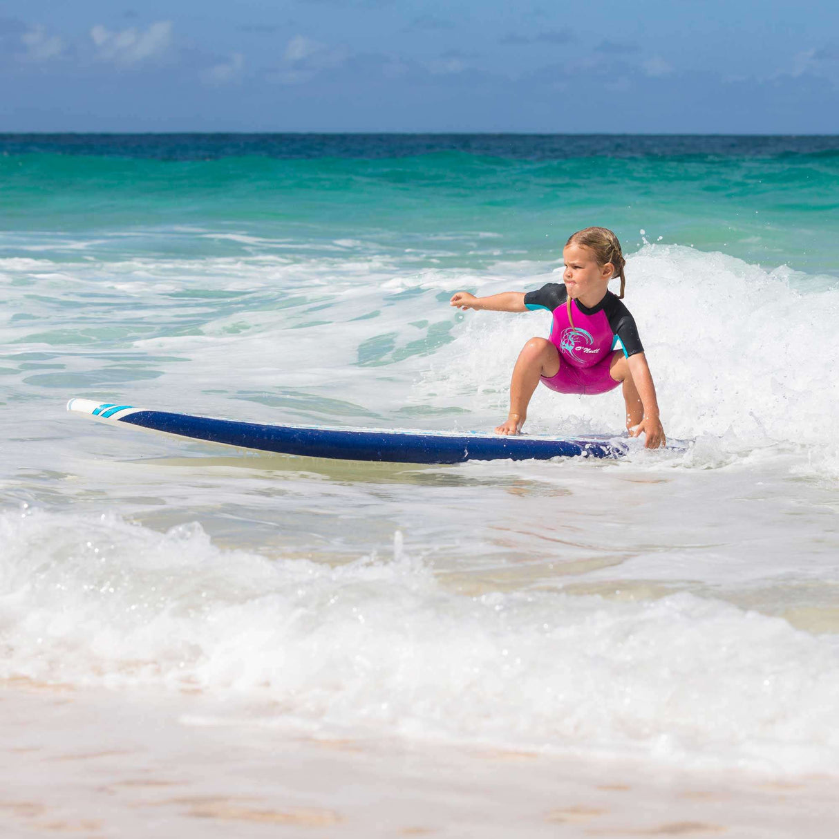 O'Neill Kleinkind - Neoprenanzug Toddler Reactor-2 2mm Back Zip S/S Spring - Girls