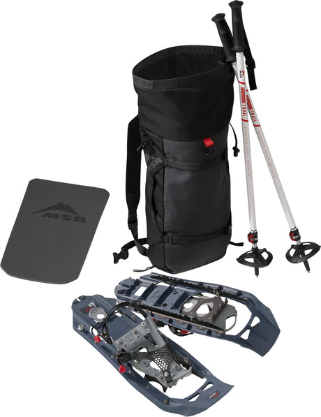 MSR Evo Trail Snowshoe Kit (Schneeschuhe, Trekkingstöcke, Aufbewahrungskit)