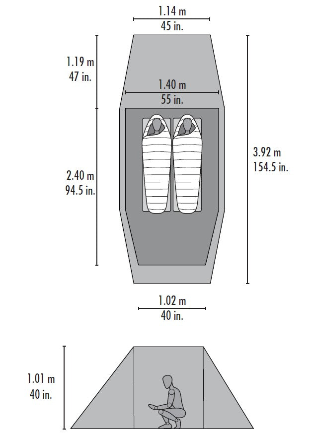 MSR Tindheim 2 Tunnelzelt