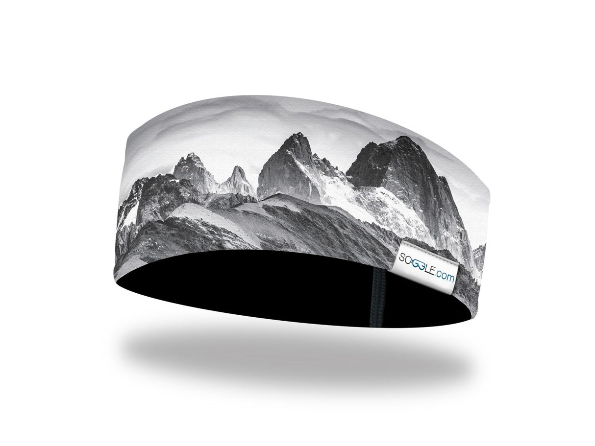 Soggle Stirnband mit Wendedesign - weiche Haptik, Headband mit leicht asymetrischem Schnitt, atmungsaktiv und wärmeisolierend