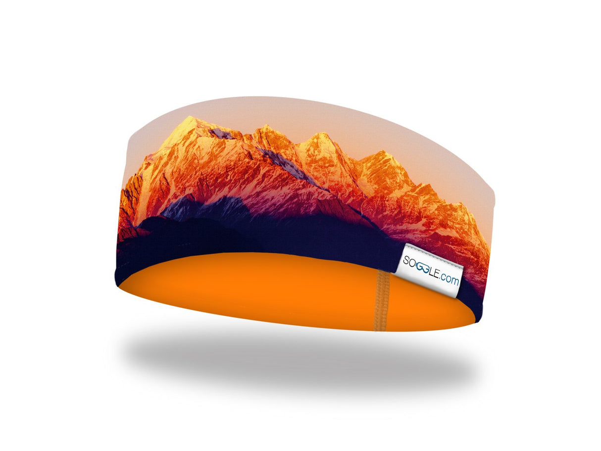 Soggle Stirnband mit Wendedesign - weiche Haptik, Headband mit leicht asymetrischem Schnitt, atmungsaktiv und wärmeisolierend