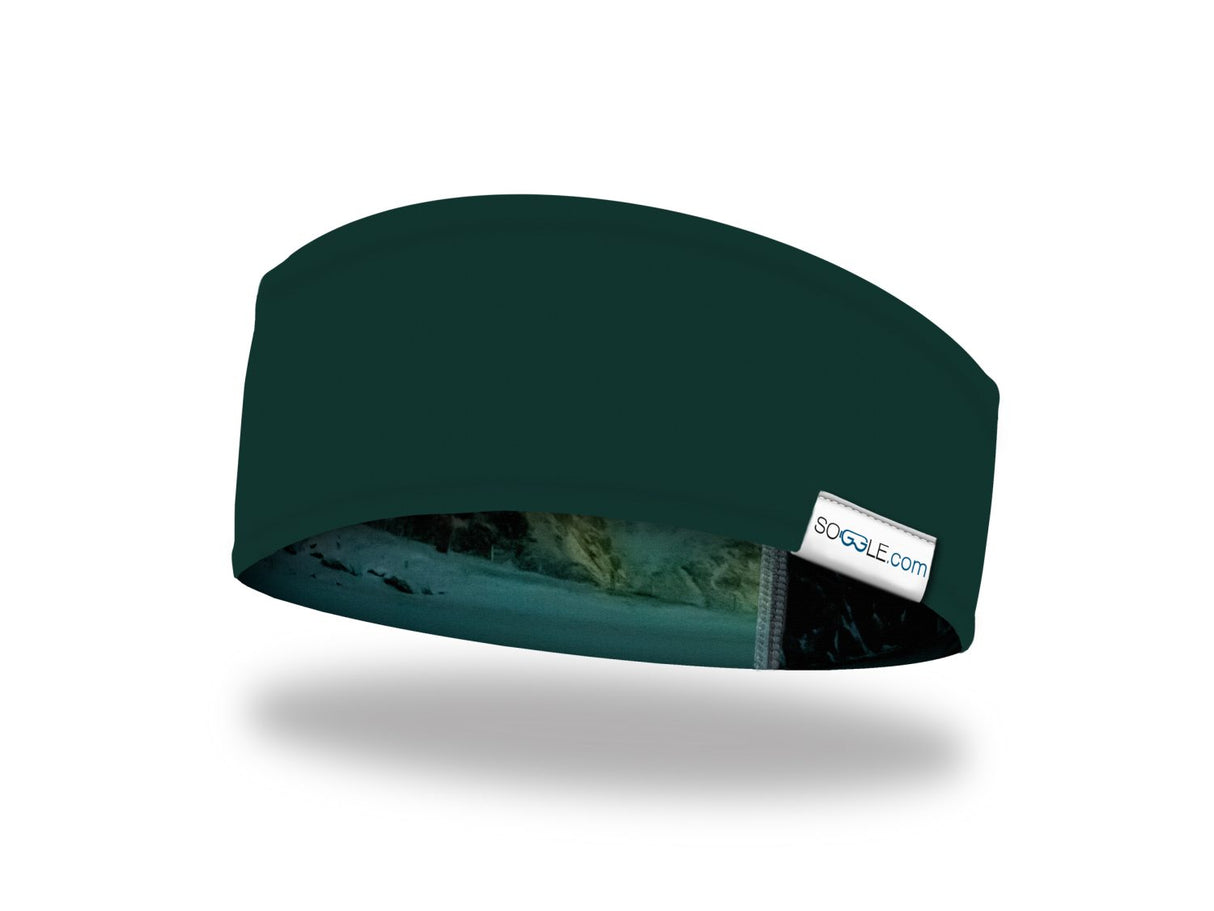 Soggle Stirnband mit Wendedesign - weiche Haptik, Headband mit leicht asymetrischem Schnitt, atmungsaktiv und wärmeisolierend