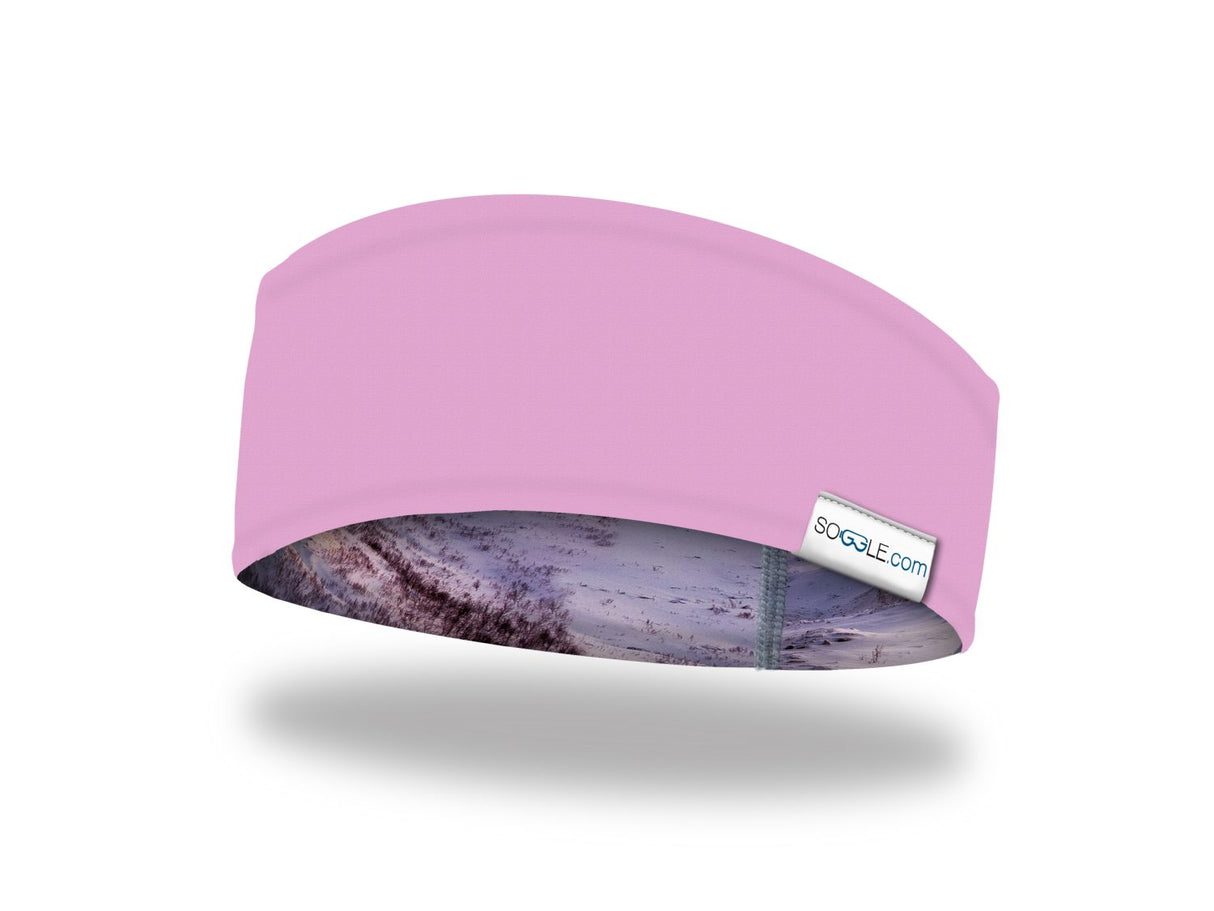 Soggle Stirnband mit Wendedesign - weiche Haptik, Headband mit leicht asymetrischem Schnitt, atmungsaktiv und wärmeisolierend