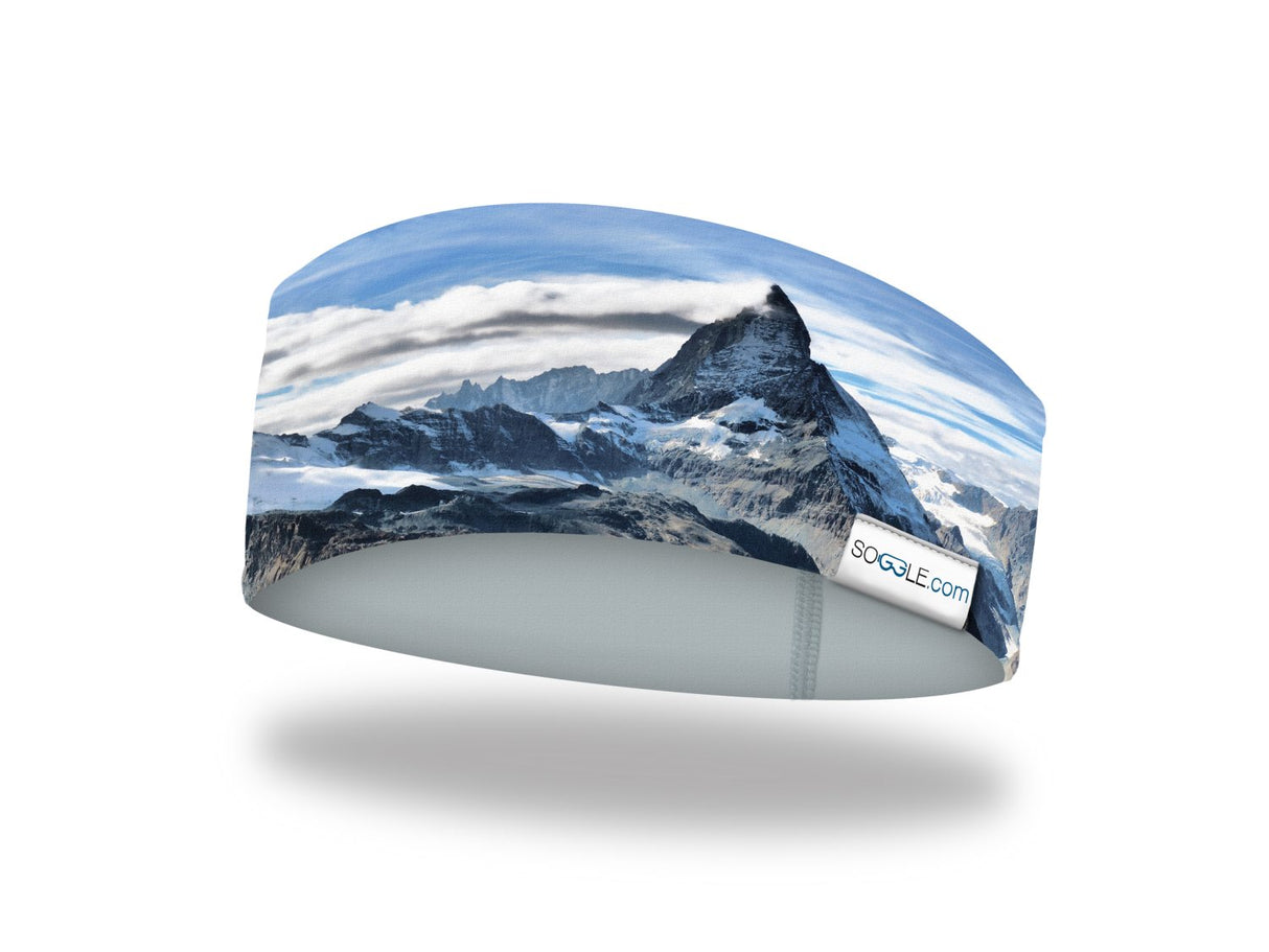 Soggle Stirnband mit Wendedesign - weiche Haptik, Headband mit leicht asymetrischem Schnitt, atmungsaktiv und wärmeisolierend