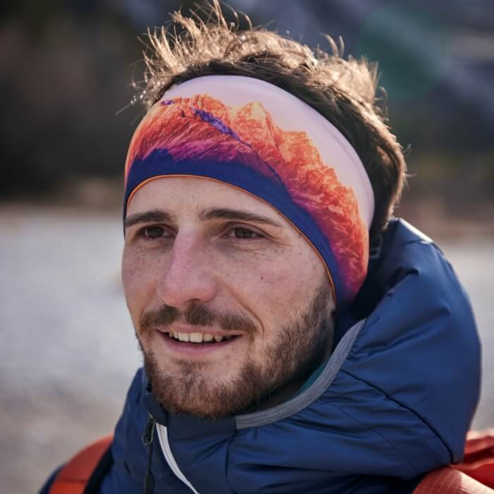 Soggle Stirnband mit Wendedesign - weiche Haptik, Headband mit leicht asymetrischem Schnitt, atmungsaktiv und wärmeisolierend