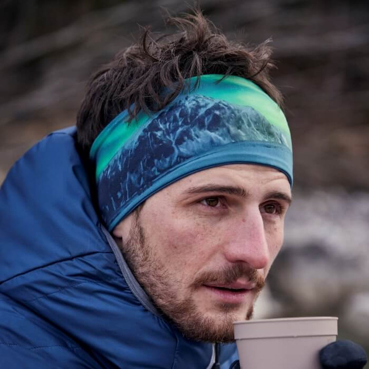 Soggle Stirnband mit Wendedesign - weiche Haptik, Headband mit leicht asymetrischem Schnitt, atmungsaktiv und wärmeisolierend