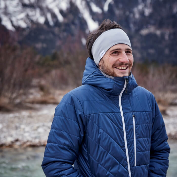 Soggle Stirnband mit Wendedesign - weiche Haptik, Headband mit leicht asymetrischem Schnitt, atmungsaktiv und wärmeisolierend