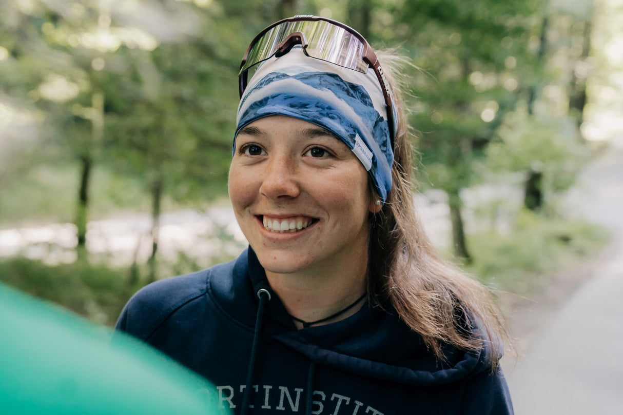 Soggle Stirnband mit Wendedesign - weiche Haptik, Headband mit leicht asymetrischem Schnitt, atmungsaktiv und wärmeisolierend