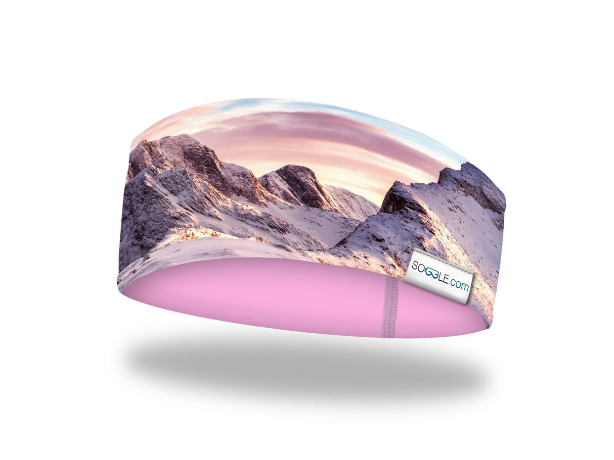 Soggle Stirnband mit Wendedesign - weiche Haptik, Headband mit leicht asymetrischem Schnitt, atmungsaktiv und wärmeisolierend