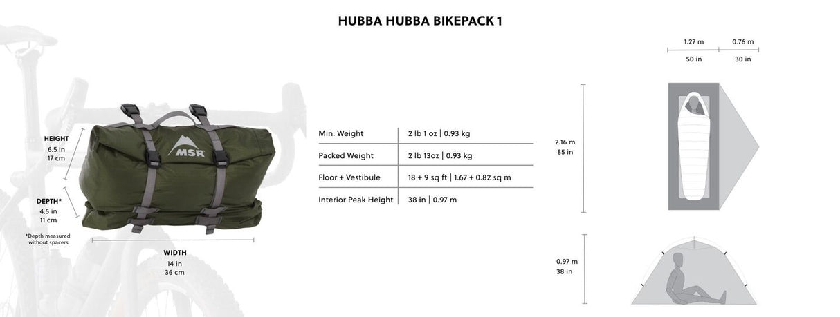 MSR Hubba Hubba Bikepack