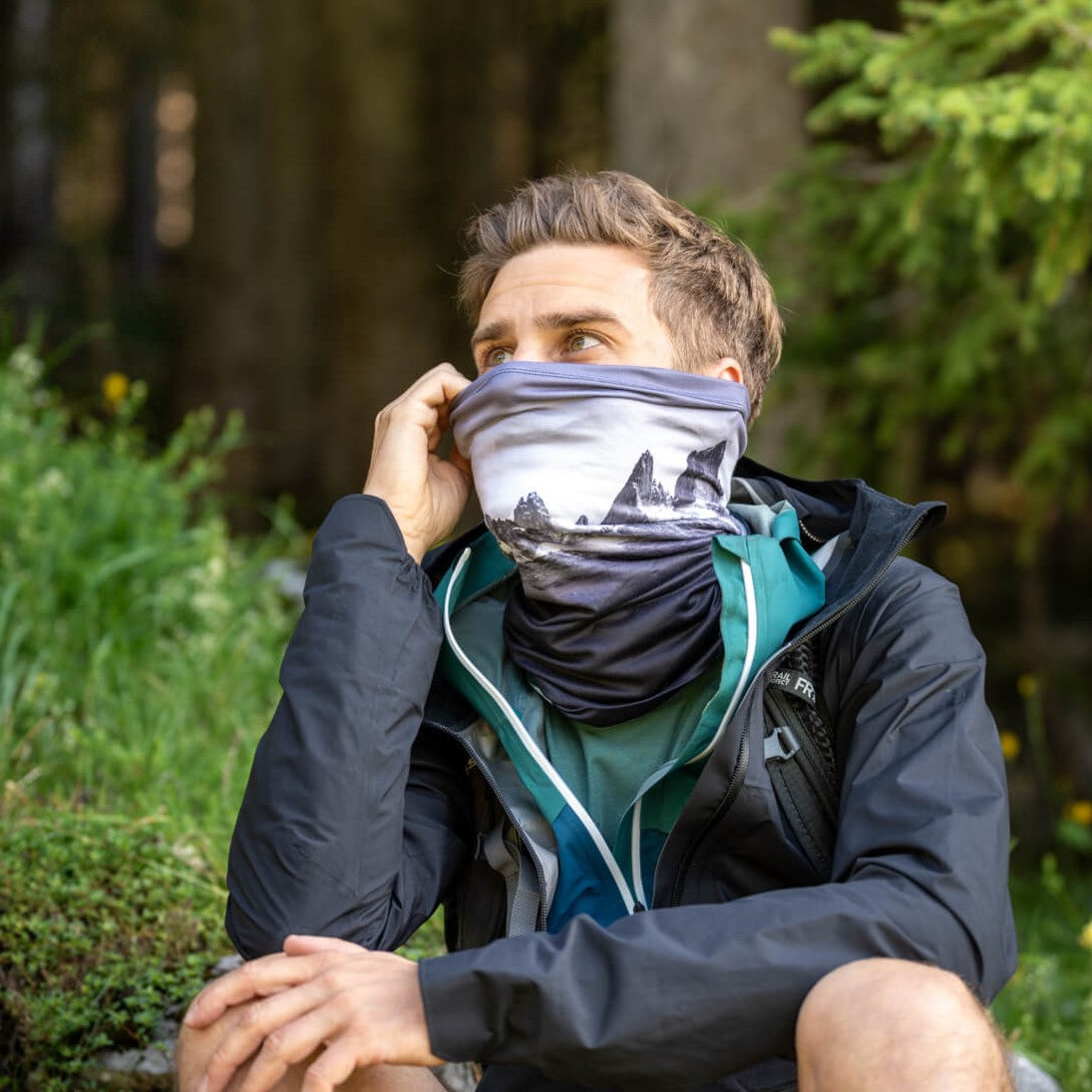 Soggle Multifunktionstuch Schlauchschal Necktube - Halswärmer und Loop Schal für kalte Tage Damen & Herren