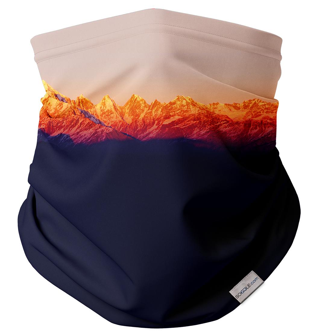 Soggle Multifunktionstuch Schlauchschal Necktube - Halswärmer und Loop Schal für kalte Tage Damen & Herren