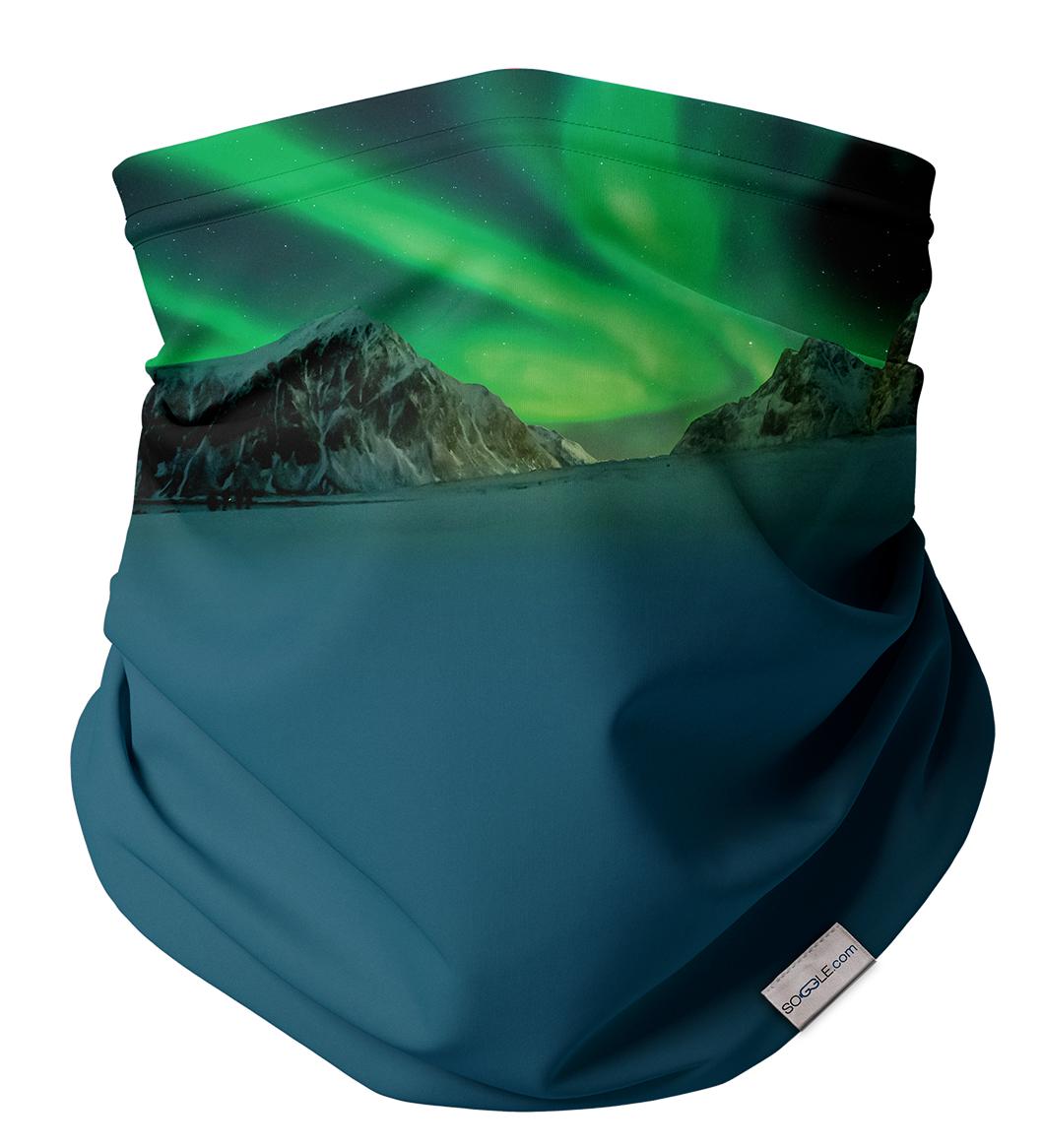 Soggle Multifunktionstuch Schlauchschal Necktube - Halswärmer und Loop Schal für kalte Tage Damen & Herren