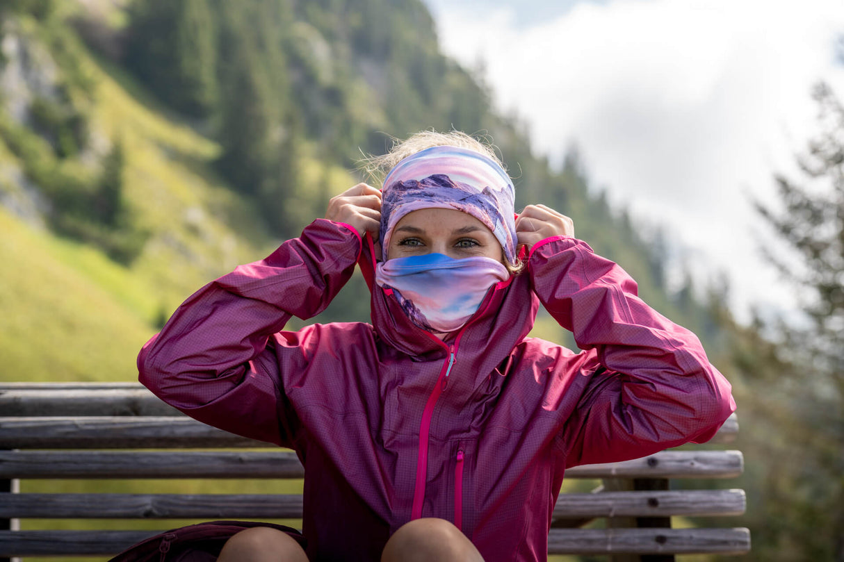 Soggle Multifunktionstuch Schlauchschal Necktube - Halswärmer und Loop Schal für kalte Tage Damen & Herren