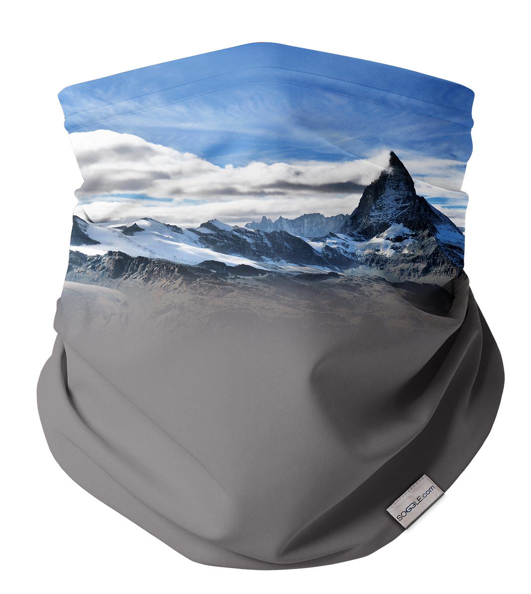 Soggle Multifunktionstuch Schlauchschal Necktube - Halswärmer und Loop Schal für kalte Tage Damen & Herren