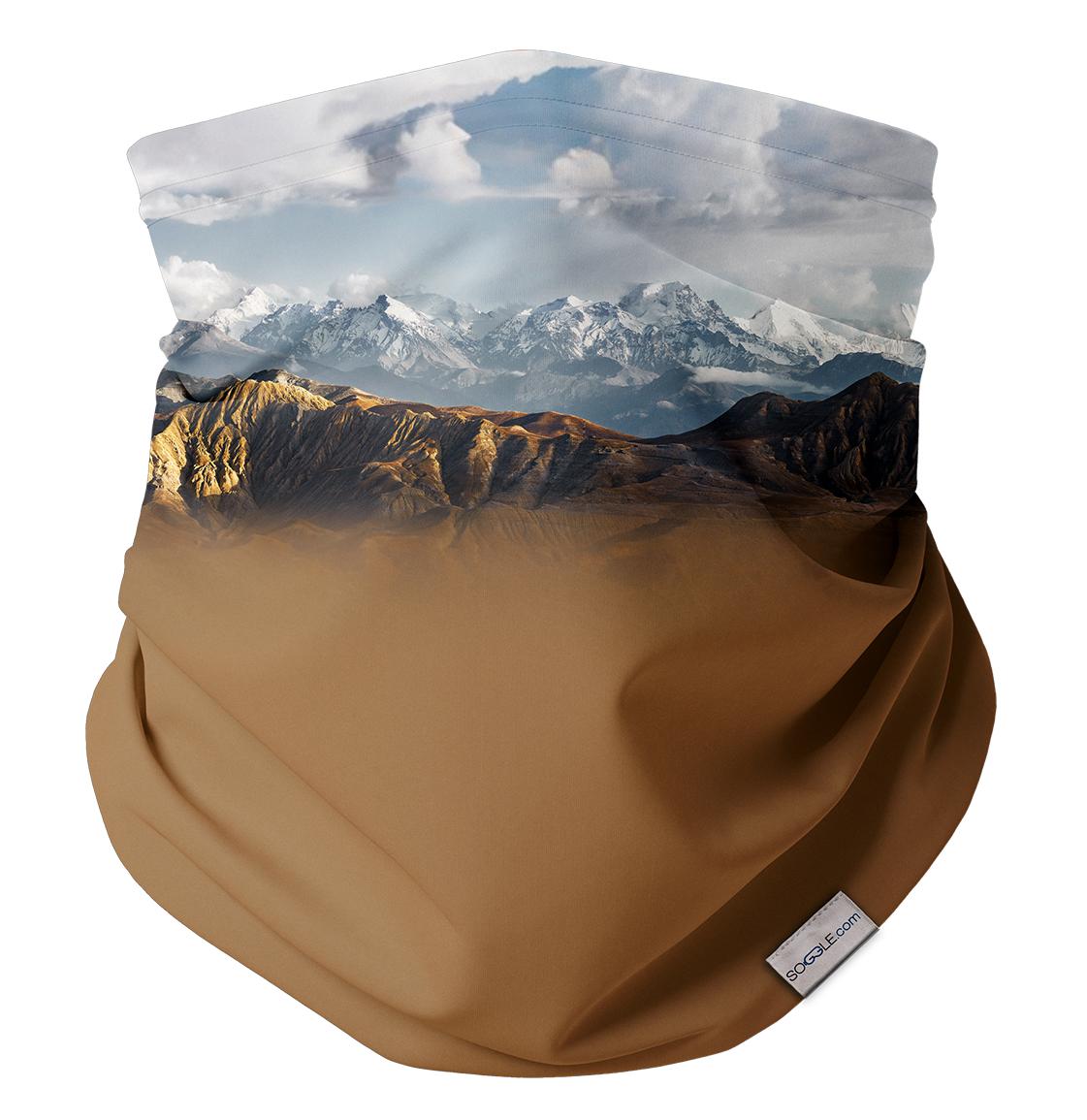 Soggle Multifunktionstuch Schlauchschal Necktube - Halswärmer und Loop Schal für kalte Tage Damen & Herren