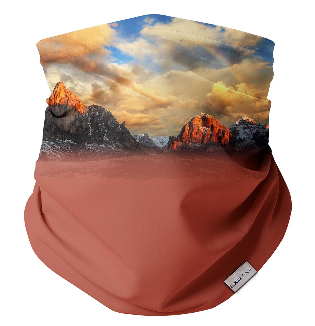 Soggle Multifunktionstuch Schlauchschal Necktube - Halswärmer und Loop Schal für kalte Tage Damen & Herren