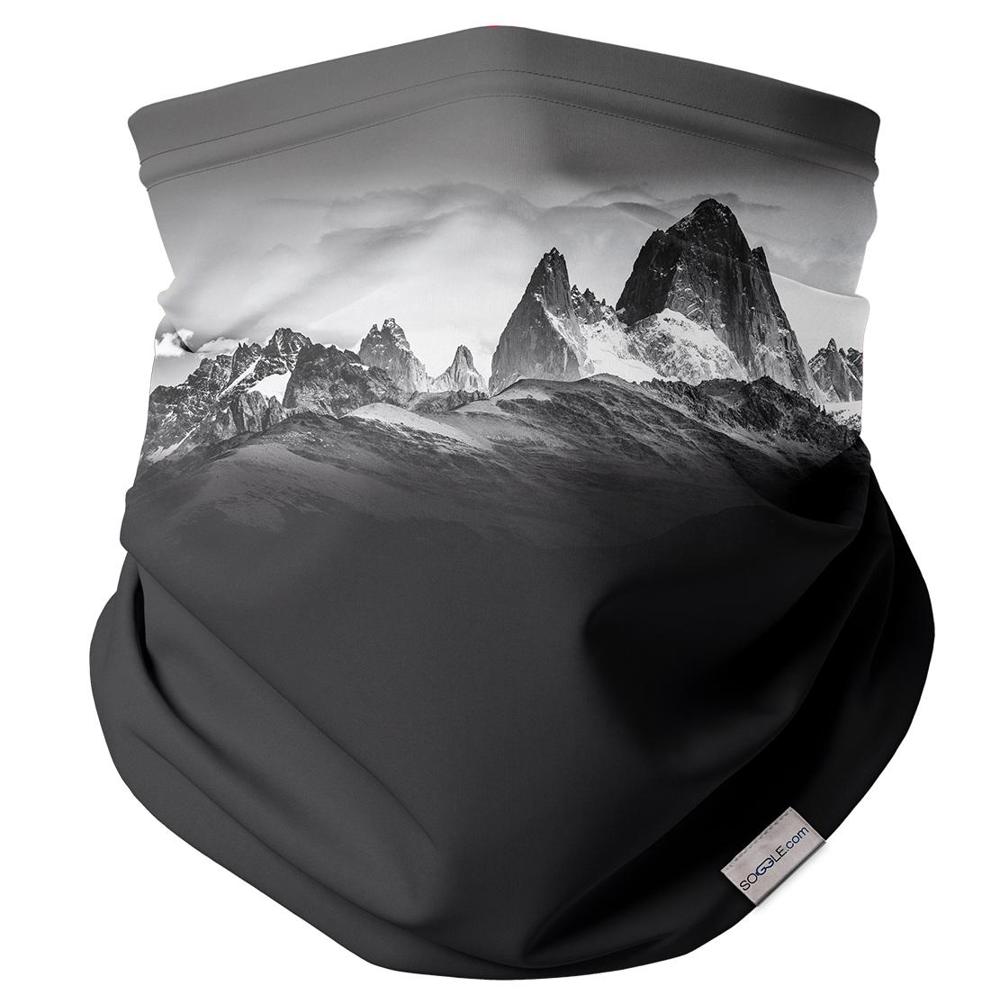 Soggle Multifunktionstuch Schlauchschal Necktube - Halswärmer und Loop Schal für kalte Tage Damen & Herren