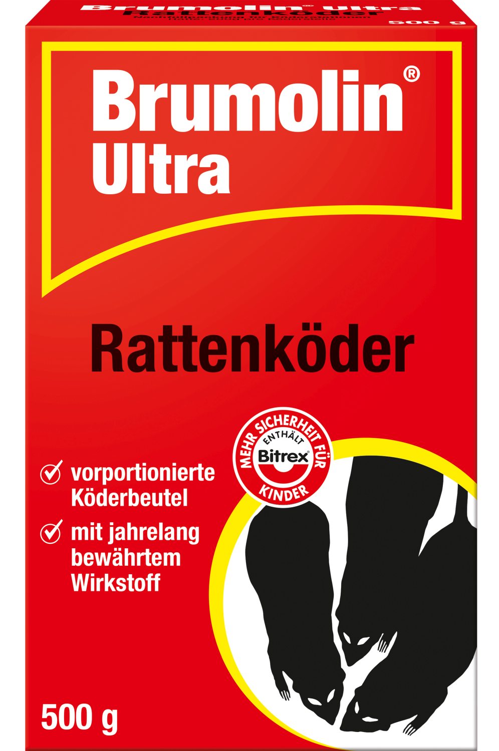 Brumolin Ultra Rattenköder 500 g