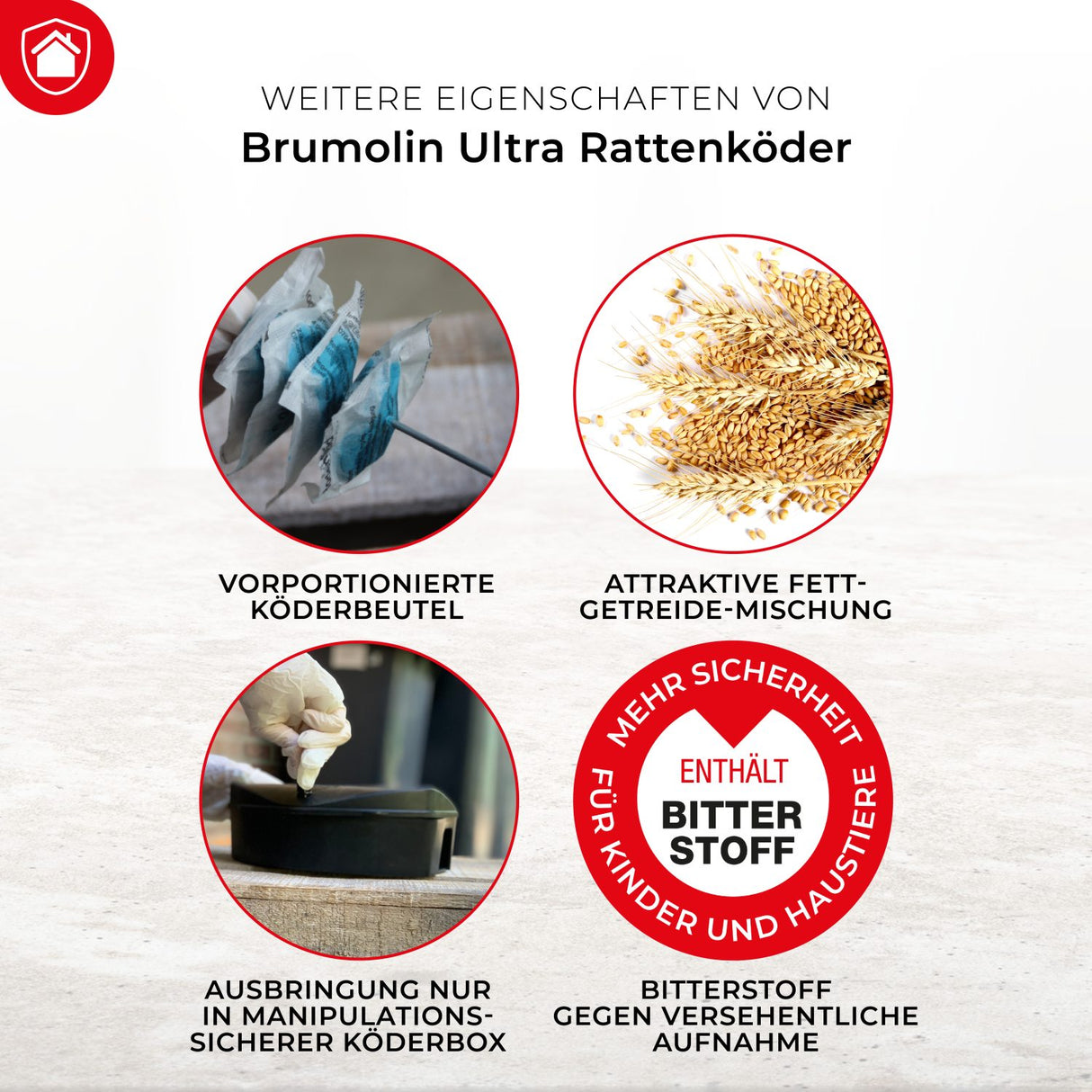 Brumolin Ultra Rattenköder 500 g