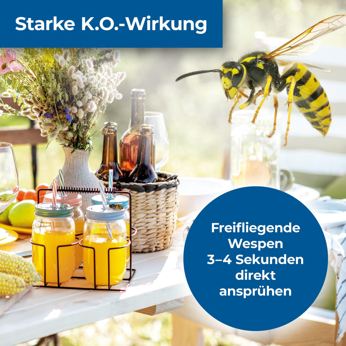 Protect Home FormineX Wespen Spezialspray 500 ml mit Doppel-Sprühsystem für Wespennester und frei fliegende Wespen