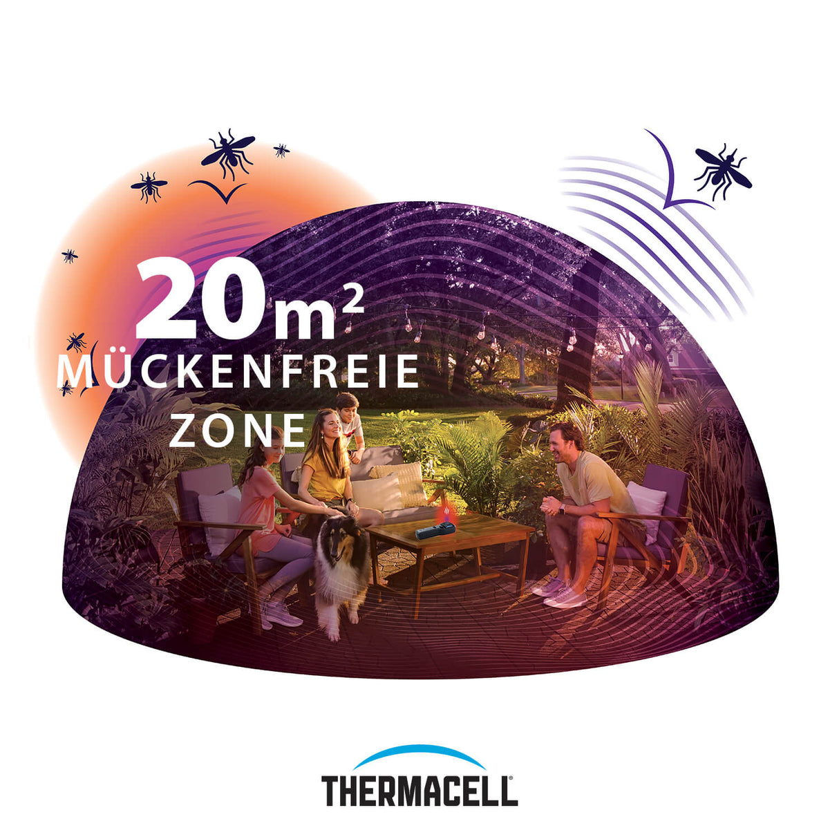 Thermacell Handgerät MR-300 tragbares Mückenschutzgerät, ohne Wirkstoff und Gas
