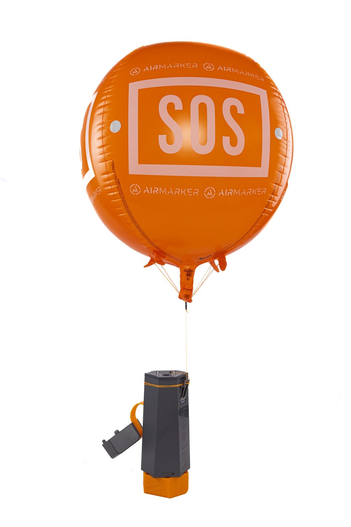 Airmarker R.One Ballon Rescue System, Signalballon als Rettungshilfe im Gelände