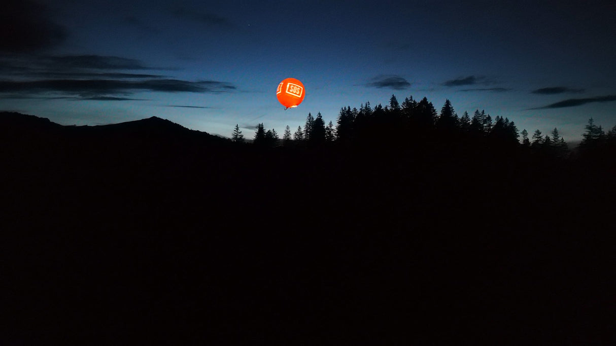 Airmarker R.One Ballon Rescue System, Signalballon als Rettungshilfe im Gelände