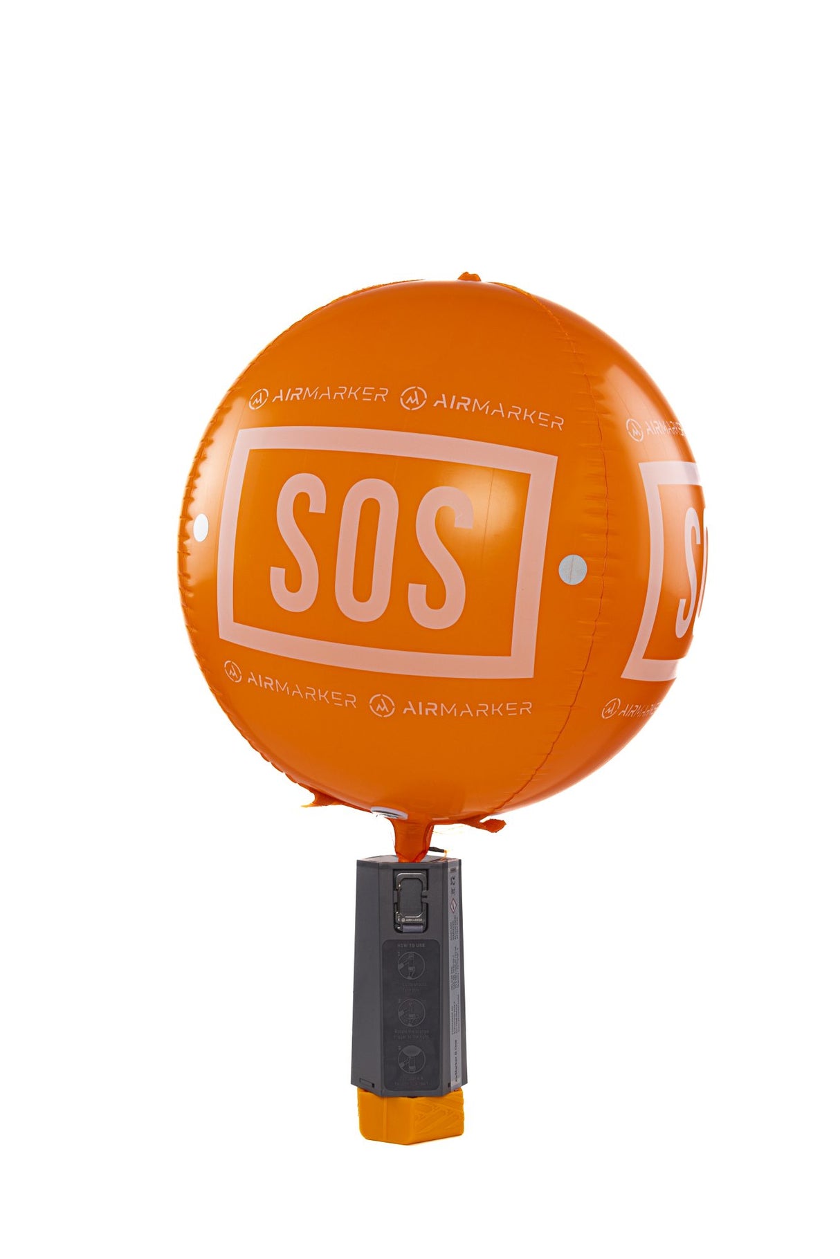 Airmarker R.One Ballon Rescue System, Signalballon als Rettungshilfe im Gelände