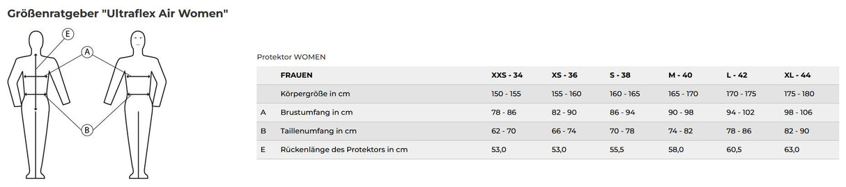 Komperdell Rückenprotektor ULTRAFLEX AIR Women