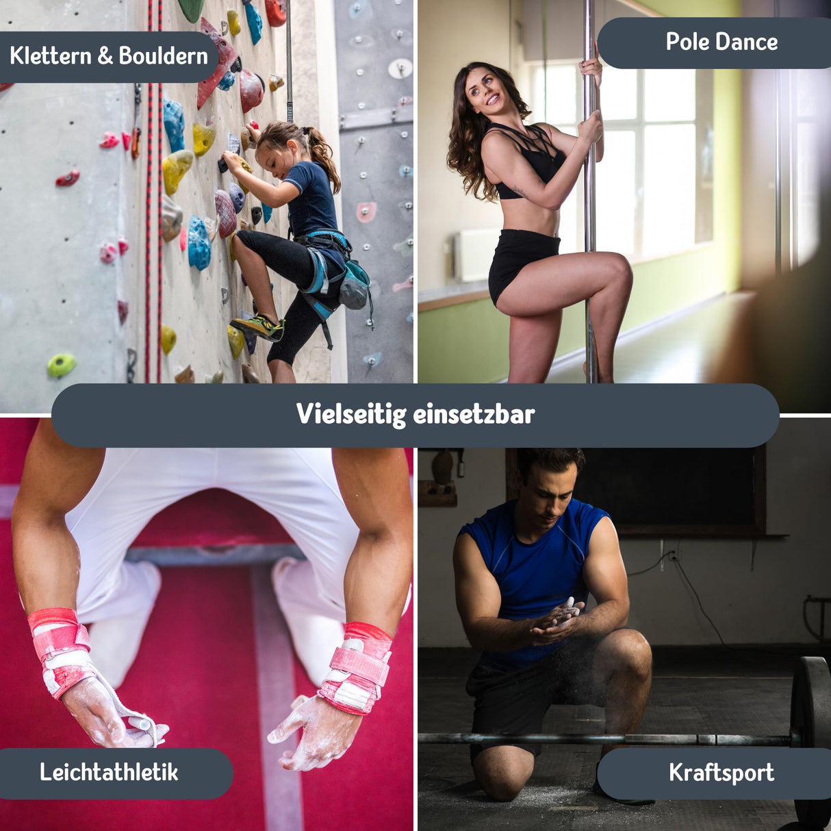 ElliotST Liquid Chalk 200 ml, Flüssigchalk für Klettern, Poledance, Kraftsport