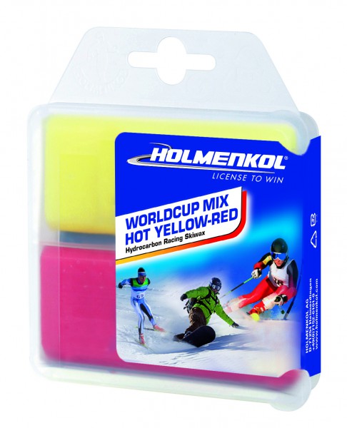 Holmenkol Worldcup Mix HOT Yellow-Red 70 g