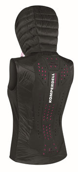 Komperdell Casual Protection Thermovest Snow Hoody women  (Weste mit integriertem Ski Protektor und Kapuze)