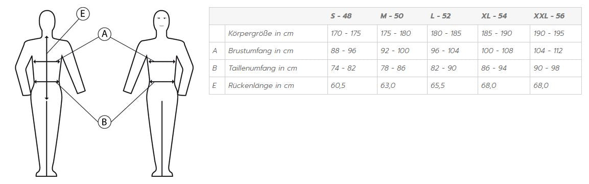 Komperdell Ski- Reit- Protektor Thermovest Men und abnehmbarer Kaputze (Weste mit integriertem Protektor)