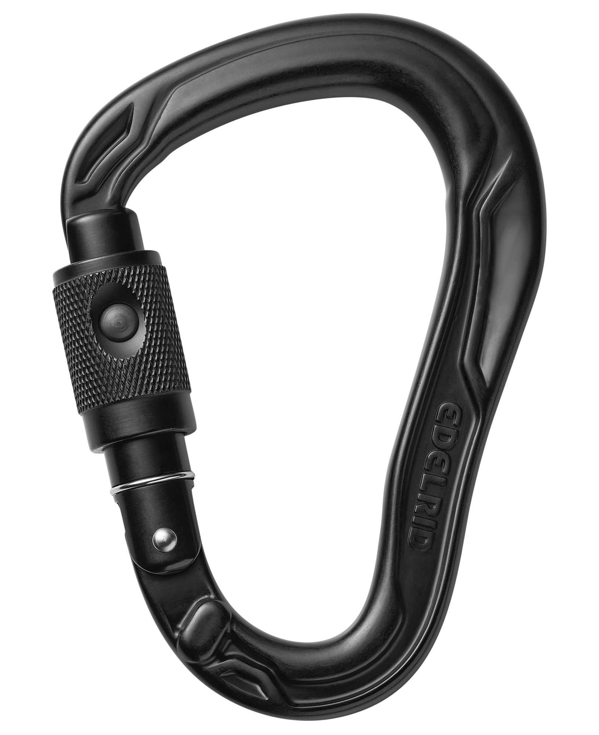Edelrid HMS Karabiner Bullet PermaLock mit zusätzlicher Verriegelung der Verschlusshülse