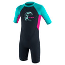 O'Neill Kleinkind - Neoprenanzug Toddler Reactor-2 2mm Back Zip S/S Spring - Girls