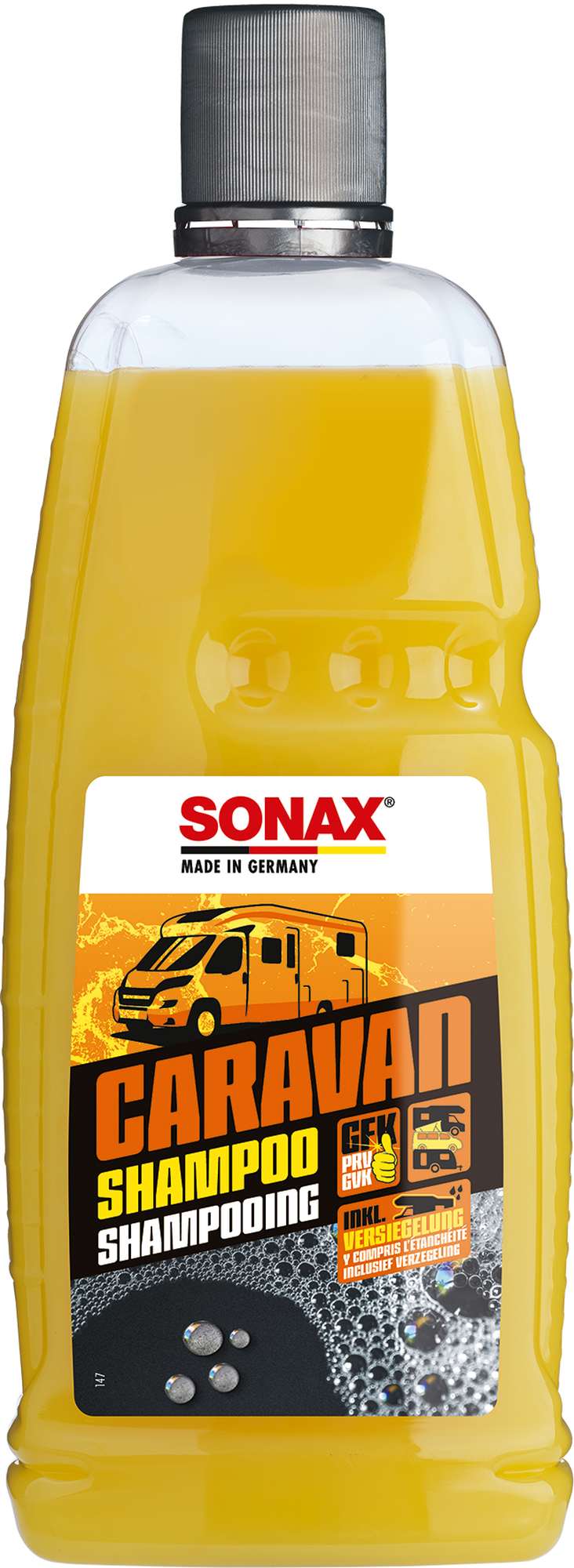 Sonax Caravan Shampoo, Campingbus - Wohnmobilreiniger, 1 Liter