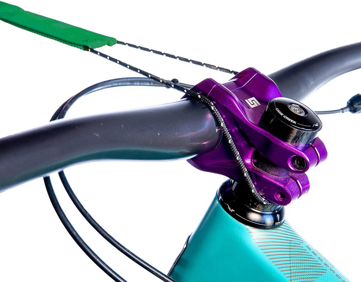 TowWhee Adult Bike Abschleppseil "Connect" mit Minikarabiner, Quickloop und Aufbewahrungssack für Erwachsene