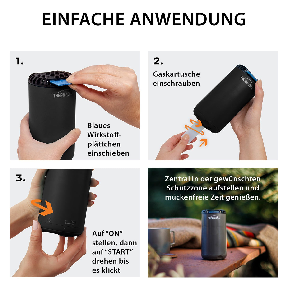 Thermacell Halo Mini Mückenabwehr Tischgerät (ohne Wirkstoffplättchen)