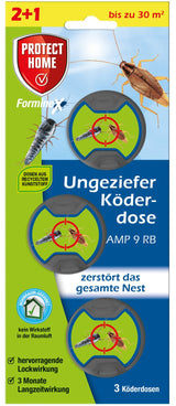 Protect Home FormineX Ungezieferköderdose - 3 Stück